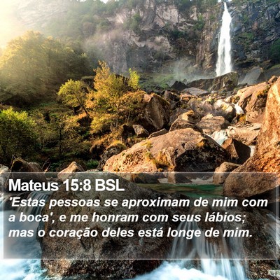 Mateus 15:8 BSL Bible Verse Image