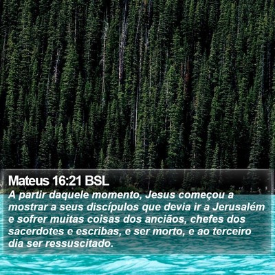 Mateus 16:21 BSL Bible Verse Image