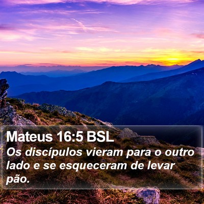 Mateus 16:5 BSL Bible Verse Image