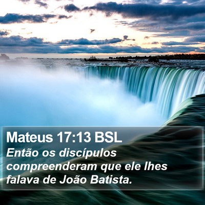 Mateus 17:13 BSL Bible Verse Image