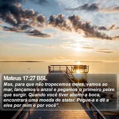 Mateus 17:27 BSL Bible Verse Image