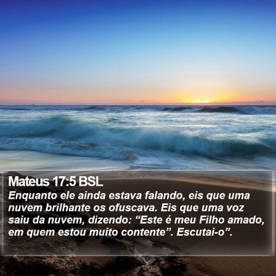 Mateus 17:5 BSL Bible Verse Image