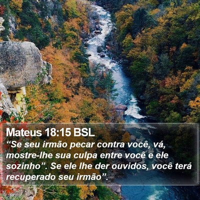 Mateus 18:15 BSL Bible Verse Image