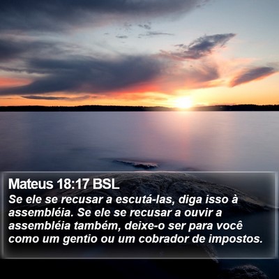 Mateus 18:17 BSL Bible Verse Image