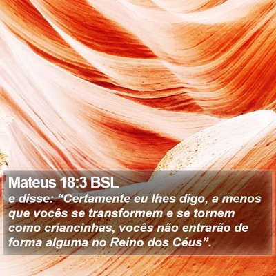 Mateus 18:3 BSL Bible Verse Image