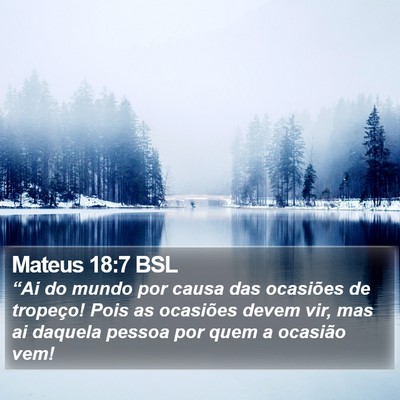 Mateus 18:7 BSL Bible Verse Image
