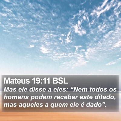 Mateus 19:11 BSL Bible Verse Image