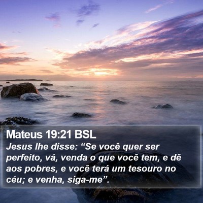 Mateus 19:21 BSL Bible Verse Image