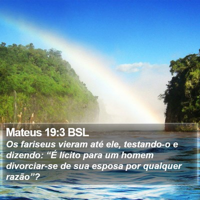 Mateus 19:3 BSL Bible Verse Image