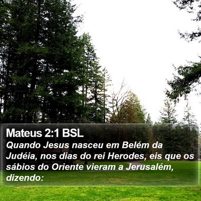 Mateus 2:1 BSL Bible Verse Image