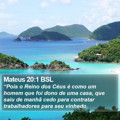 Mateus 20:1 BSL Bible Verse Image