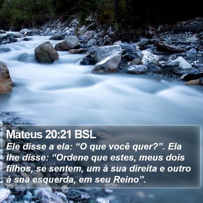 Mateus 20:21 BSL Bible Verse Image