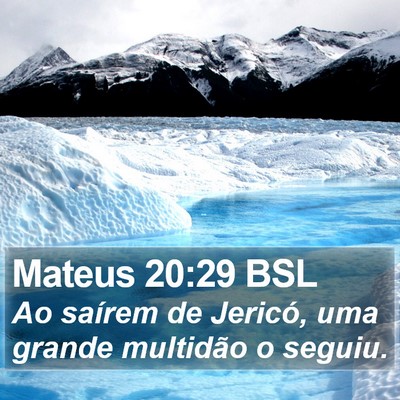 Mateus 20:29 BSL Bible Verse Image