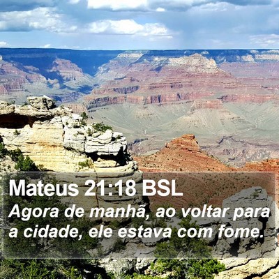 Mateus 21:18 BSL Bible Verse Image
