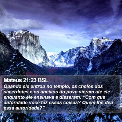 Mateus 21:23 BSL Bible Verse Image