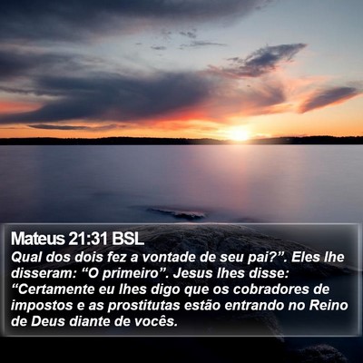 Mateus 21:31 BSL Bible Verse Image