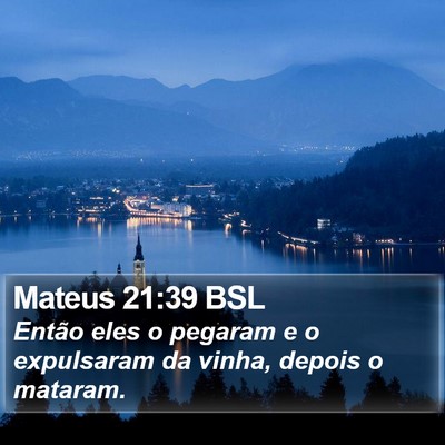 Mateus 21:39 BSL Bible Verse Image