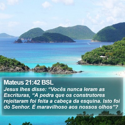 Mateus 21:42 BSL Bible Verse Image
