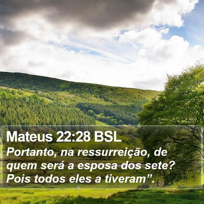 Mateus 22:28 BSL Bible Verse Image