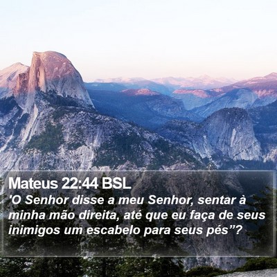 Mateus 22:44 BSL Bible Verse Image