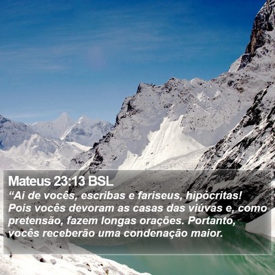 Mateus 23:13 BSL Bible Verse Image