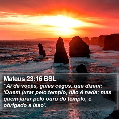 Mateus 23:16 BSL Bible Verse Image