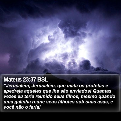 Mateus 23:37 BSL Bible Verse Image