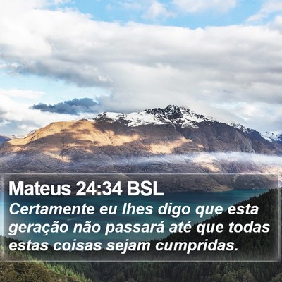 Mateus 24:34 BSL Bible Verse Image