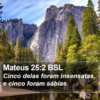 Mateus 25:2 BSL Bible Verse Image