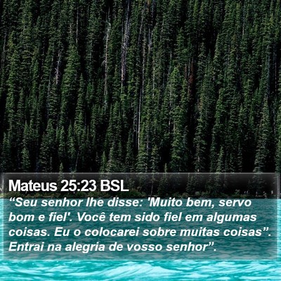 Mateus 25:23 BSL Bible Verse Image