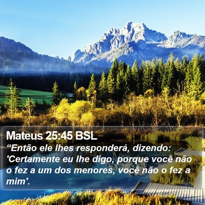 Mateus 25:45 BSL Bible Verse Image