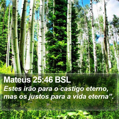 Mateus 25:46 BSL Bible Verse Image