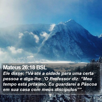 Mateus 26:18 BSL Bible Verse Image