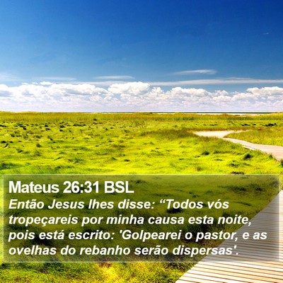 Mateus 26:31 BSL Bible Verse Image