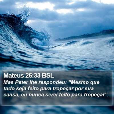 Mateus 26:33 BSL Bible Verse Image