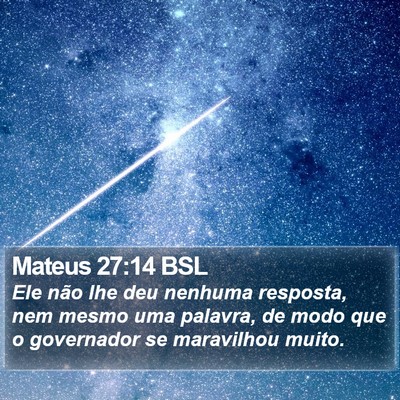 Mateus 27:14 BSL Bible Verse Image