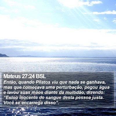 Mateus 27:24 BSL Bible Verse Image