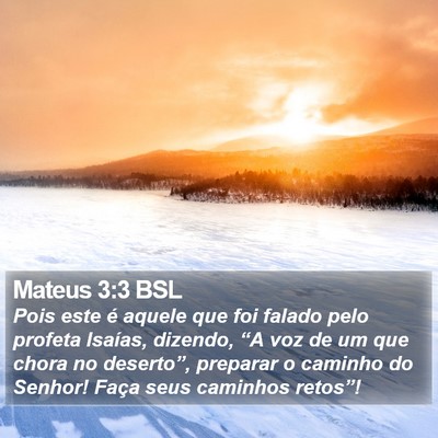 Mateus 3:3 BSL Bible Verse Image