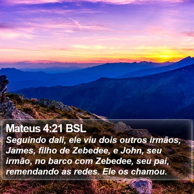 Mateus 4:21 BSL Bible Verse Image