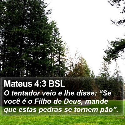 Mateus 4:3 BSL Bible Verse Image