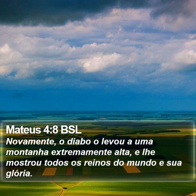 Mateus 4:8 BSL Bible Verse Image