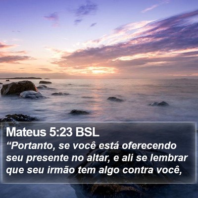 Mateus 5:23 BSL Bible Verse Image