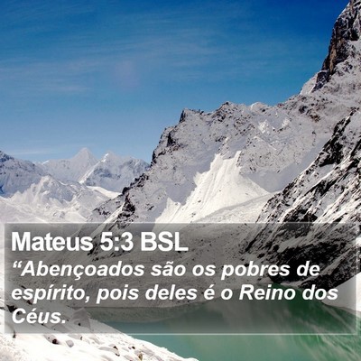 Mateus 5:3 BSL Bible Verse Image