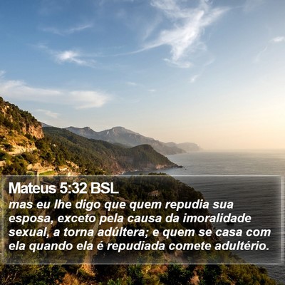 Mateus 5:32 BSL Bible Verse Image