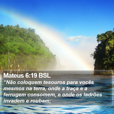 Mateus 6:19 BSL Bible Verse Image
