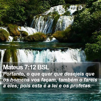 Mateus 7:12 BSL Bible Verse Image