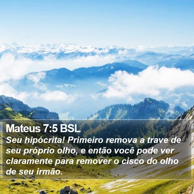 Mateus 7:5 BSL Bible Verse Image