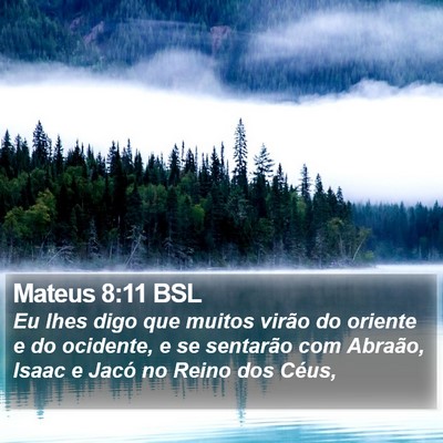 Mateus 8:11 BSL Bible Verse Image