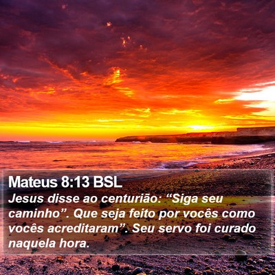 Mateus 8:13 BSL Bible Verse Image