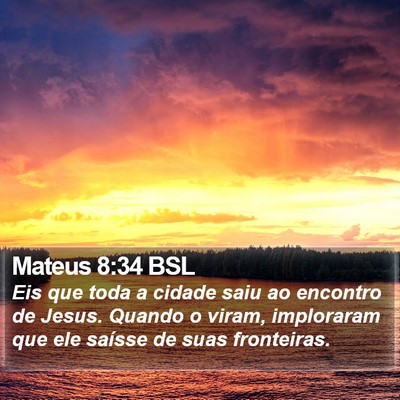 Mateus 8:34 BSL Bible Verse Image